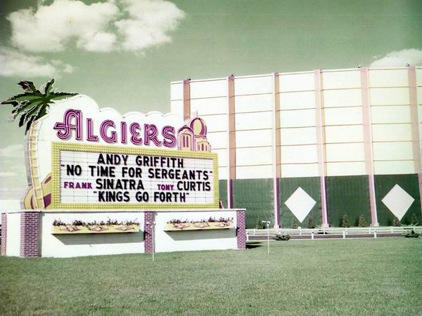 Algiers Drive-In Theatre - Old Photo From Fredrick Ryan (newer photo)